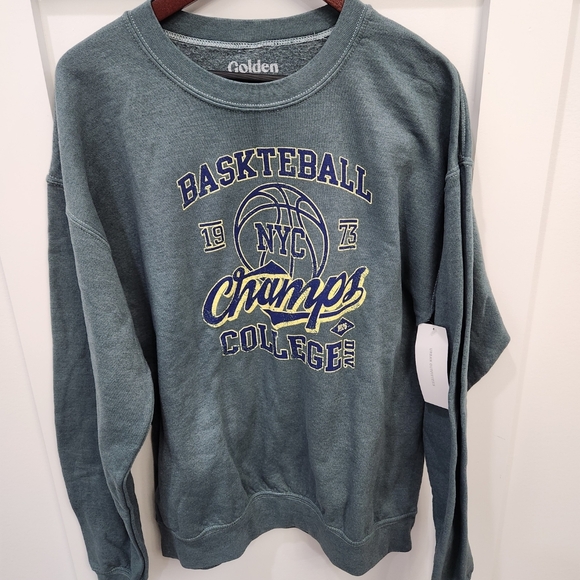 Urban Outfitters Tops - Urban Outfitters Blue Graphic Sweatshirt